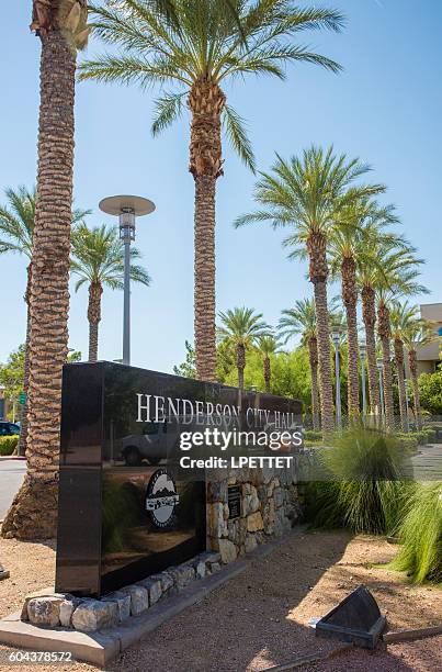 henderson city hall - henderson nevada stock pictures, royalty-free photos & images