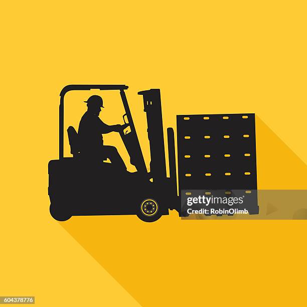 gabelstapler-symbol  - forklift stock-grafiken, -clipart, -cartoons und -symbole