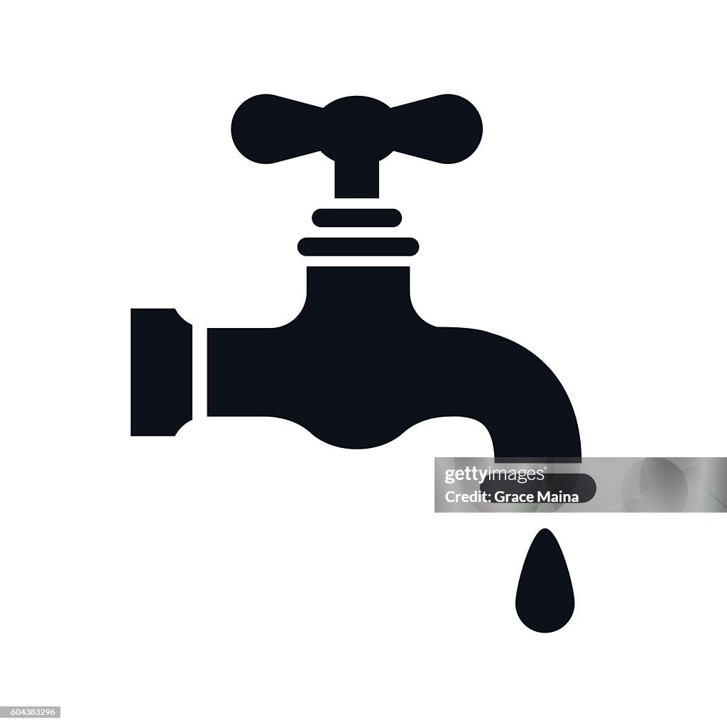 Wasserwasserhahn Icon - VECTOR