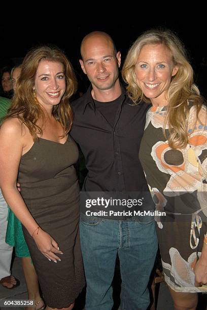 Lisa Mathias, Jason Smith and Shari attend Cocktail Party With Steven Schonfeld Celebrating Mindy Greenblatt's Birthday at Watermill on August 19,...