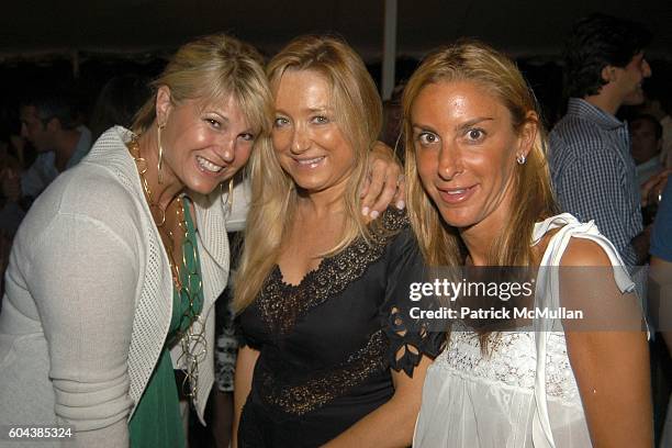 Marcey Warren, Caroline Berthet and Dori Cooperman attend Cocktail Party With Steven Schonfeld Celebrating Mindy Greenblatt's Birthday at Watermill...