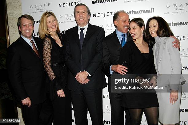 Wes Carroll, Colleen Caslin, Henri Barguirdjian, Peter Kairis, Christina Jotterand and Lorraine Horan attend WHITEWALL Magazine Launch Party hosted...