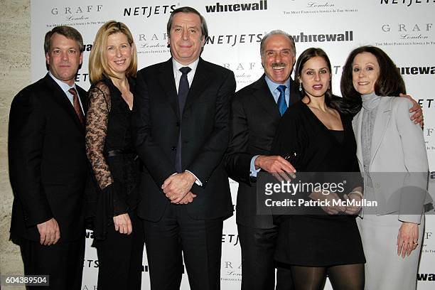 Wes Carroll, Colleen Caslin, Henri Barguirdjian, Peter Kairis, Christina Jotterand and Lorraine Horan attend WHITEWALL Magazine Launch Party hosted...