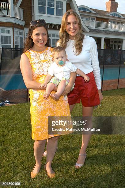 Christina Stewart Ward, Arthur Ward Jr and Alison Brokaw attend LILLY PULITZER and James Bradbeer, Jr. Host a Family Tea Party in Honor of THE BOYS'...