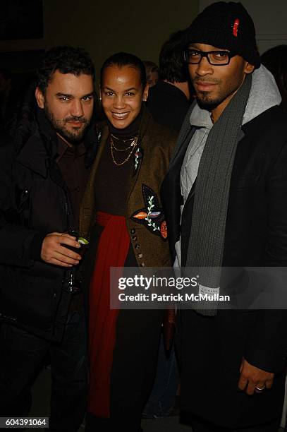 Edmundo Castillo, Erica Reid and Stefan Campbell attend Saks Fifth Avenue and Margherita Maccapani Missoni host launch party for MISSONI womens...