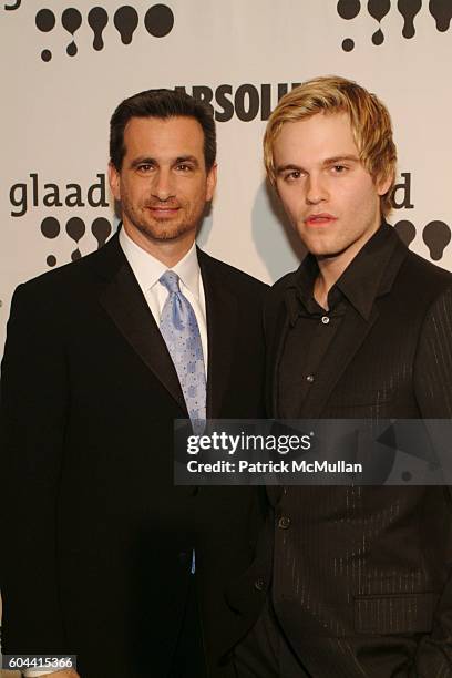 Neil Giuliano and Van Hansis attend 17th Annual GLAAD Media Awards at Marriott Marquis on March 27, 2006 in New York City.