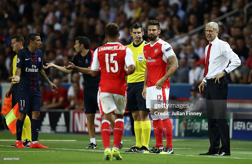 Paris Saint-Germain v Arsenal FC - UEFA Champions League