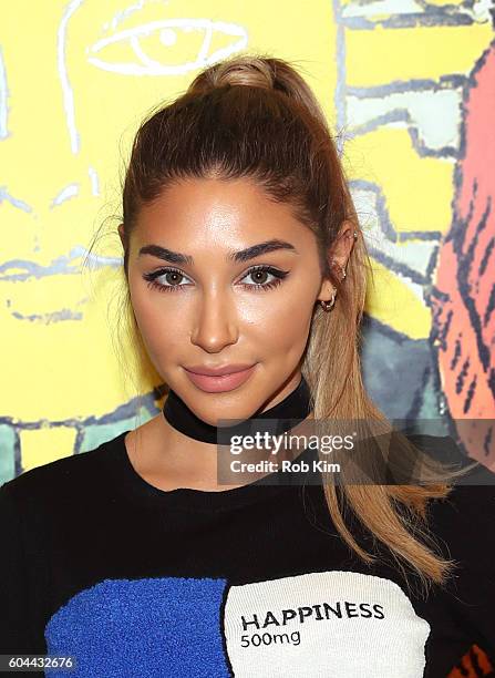 Chantel Jeffries attends the Alice + Olivia by Stacey Bendet Spring/Summer 2017 Presentation during New York Fashion Week September 2016 at Skylight...