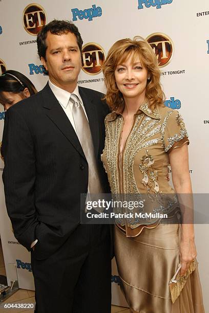 Dr. Tom Apostle and Sharon Lawrence attend Entertainment Tonight and People Magazine Hosts Annual Emmy After Party at Mondrian on August 27, 2006.