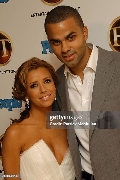 Eva Longoria and Tony Parker attend Entertainment Tonight and People Magazine Hosts Annual Emmy After Party at Mondrian on August 27, 2006.