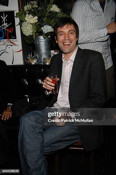 Tom Sykes attends Euan Rellie's Birthday at Les Deux Gamins on March 15, 2006 in New York City.