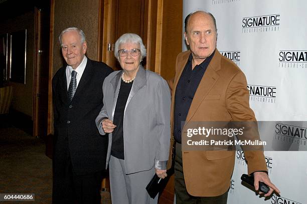 Horton Foote, Harper Lee and Robert Duvall attend Signature Theatre Company to Honor Horton Foote on the Eve of his 90th Birthday at Ritz Carlton on...