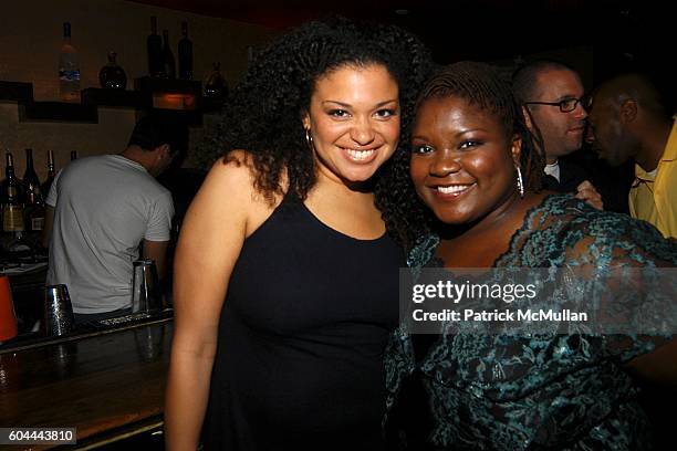 Michelle Buteau and Shelley Wade attend Paris Hilton Album Release Party at Marquee on August 16, 2006.