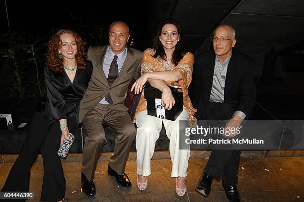 Antonia Bennett, Danny Bennett, Joanna Bennett and Daegal Bennett attend TONY BENNETT'S 80th Birthday Party Hosted by TARGET at Hayden Planetarium on...