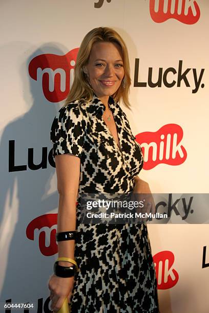 Jeri Ryan attends LUCKY MAGAZINE HOSTS PARTY TO CELEBRATE LA SHOPPING GUIDE at 3rd St. On August 10, 2006.