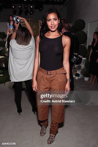 Julissa Bermudez attends the Alice + Olivia by Stacey Bendet Spring/Summer 2017 Presentation during New York Fashion Week September 2016 at The...