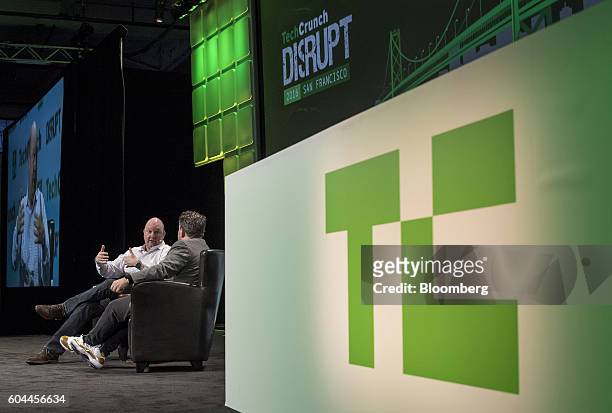 Marc Andreessen, co-founder and general partner of Andreessen Horowitz, speaks during the TechCrunch Disrupt San Francisco 2016 Summit in San...