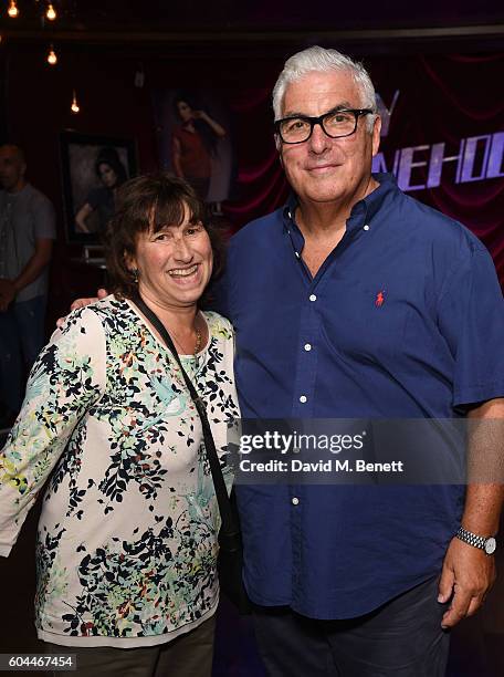 Janis Winehouse and Mitch Winehouse attend a private view of The Amy Winehouse Foundation: Hope at Century Club on September 13, 2016 in London,...