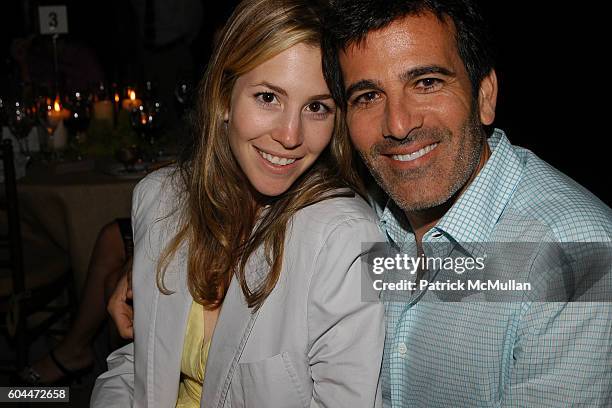 Jill Bikoff and Darius Bikoff attend Jane Goodall Reason for Hope Gala Dinner at East Hampton on August 12, 2006.