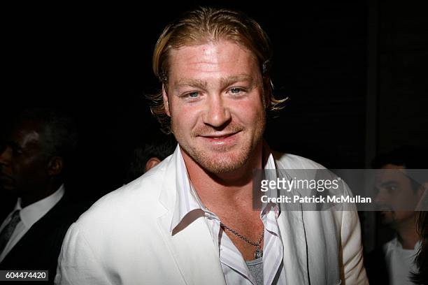 Jeremy Shockey attends Blender Magazine and Glaceau Vitamin Water Post VMA Party Hosted by 50 Cent & LL Cool J at TAO on August 31, 2006 in New York...
