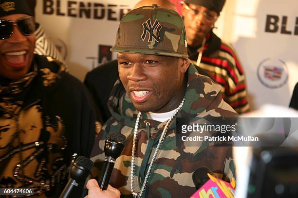 Cool J and 50 Cent attend Blender Magazine and Glaceau Vitamin Water Post VMA Party Hosted by 50 Cent & LL Cool J at TAO on August 31, 2006 in New...