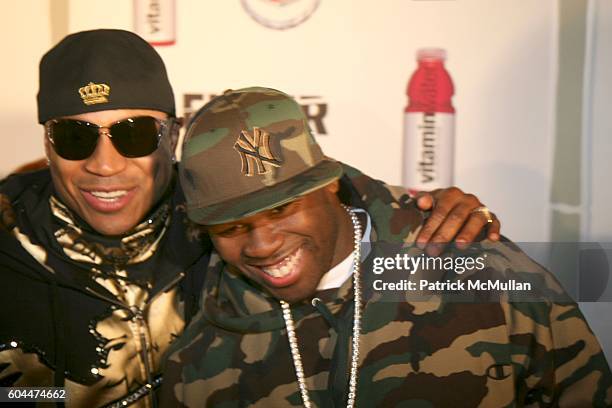 Cool J and 50 Cent attend Blender Magazine and Glaceau Vitamin Water Post VMA Party Hosted by 50 Cent & LL Cool J at TAO on August 31, 2006 in New...