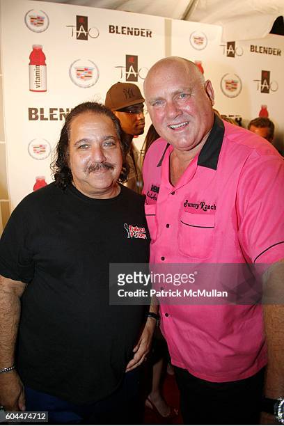 Ron Jeremy and Dennis attend Blender Magazine and Glaceau Vitamin Water Post VMA Party Hosted by 50 Cent & LL Cool J at TAO on August 31, 2006 in New...