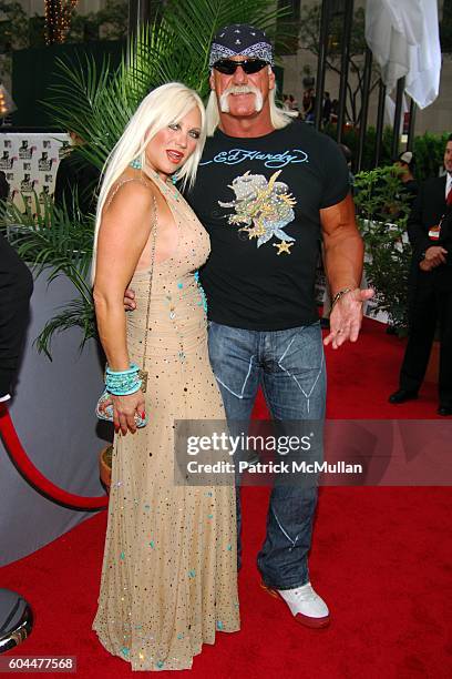 Linda Hogan and Hulk Hogan attend 2006 MTV Video Music Awards at Radio City Music Hall on August 31, 2006 in New York City.