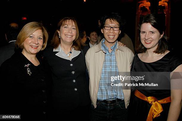 Gayle Maurin, ? Kay, Donald Lee and Jennifer Allen attend THE ATLANTIC Celebrates 150 Years of Publishing at the CELEBRATION OF IDEAS GALA at New...