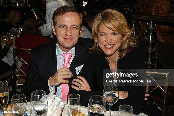 Jerome Jeandin and Paula Zahn attend CITYMEALS-ON-WHEELS Power Lunch at Rainbow Room on November 17, 2006 in New York City.