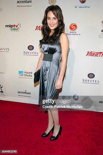 Alexandra Rapaport attends International Emmy Awards at Hilton N.Y.C. On November 20, 2006.