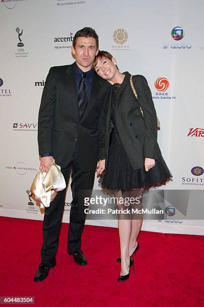 Jonathan Cake and Julianne Nicholson attend International Emmy Awards at Hilton N.Y.C. On November 20, 2006.