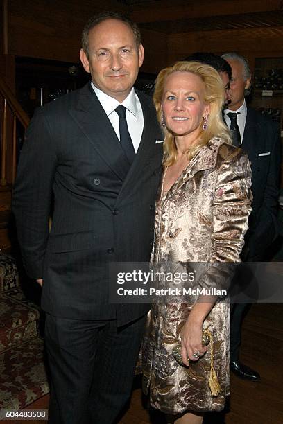 John Demsey and Muffie Potter Aston attend Engagement Dinner for JAY MCINERNEY and ANNE HEARST hosted by GEORGE FARIAS at La Grenouille on November...