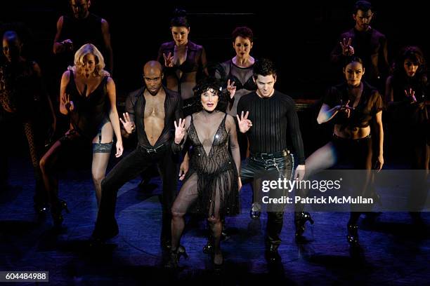 Chita Rivera and Cast attends CHICAGO THE MUSICAL's 10 Year Anniversary All-Star Performance Benefit for Safe Horizon at Ambassador Theatre on...