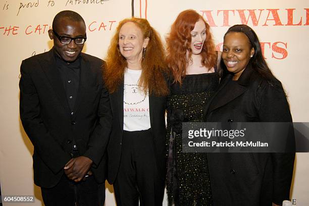 Edward Enningful, Grace Coddington, Karen Elson and Pat McGrath attend The Book Signing of "THE CATWALK CATS" By Grace Coddington and Didier Malige...