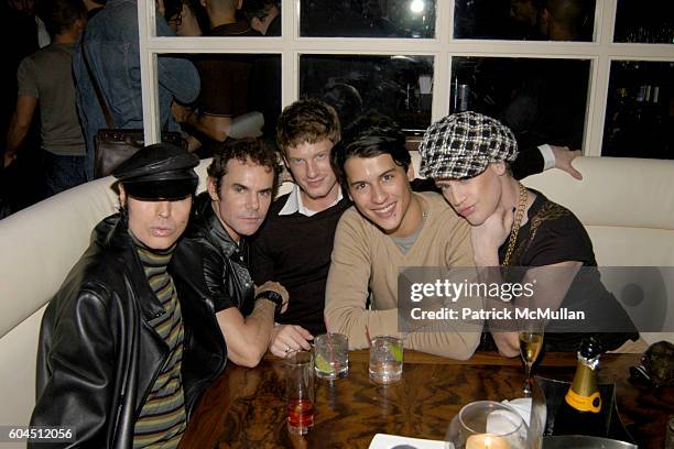 Patrick McDonald, Stephen Knoll, Dustin Higgins, Luigi Tadini and Richie Rich attend A Private Cocktail Party and Birthday Celebration for TONY...