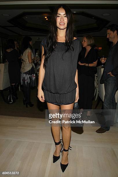Alhia Chacoff attends Dinner Hosted by Consuelo Castiglioni of MARNI at Bergdorf Goodman on November 15, 2006 in New York City.
