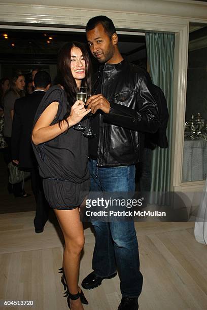 Alhia Chacoff and Ronnie Madra attend Dinner Hosted by Consuelo Castiglioni of MARNI at Bergdorf Goodman on November 15, 2006 in New York City.