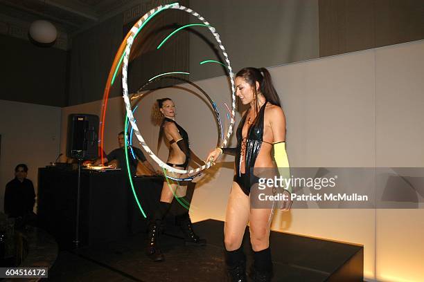 Alhia Chacoff and Hula Dancing attend ANDRE BALAZS Presents The Grand Opening of the BEAVER BAR at THE BEAVER BAR & SALES OFFICE on November 28, 2006...