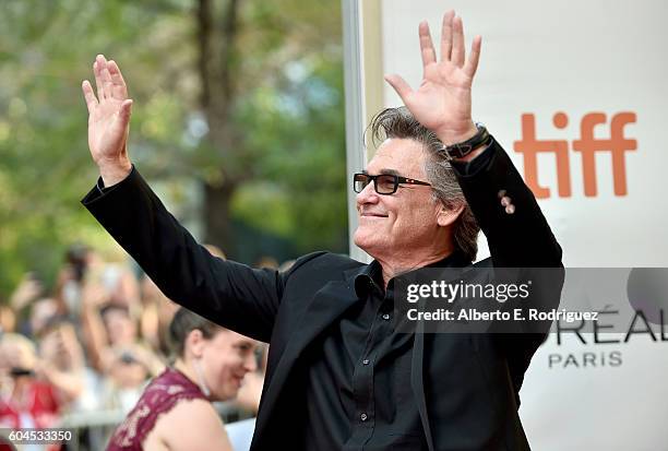 Actor Kurt Russell attends the "Deepwater Horizon" premiere during the 2016 Toronto International Film Festival at Roy Thomson Hall on September 13,...