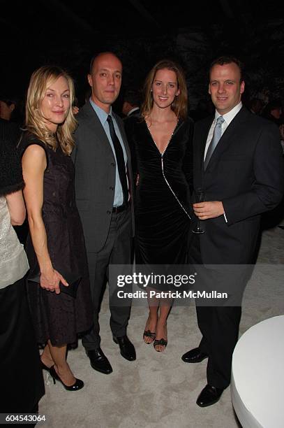 Helena Skarstedt, Per Skarstedt, Jacqueline Sackler and Mortimer Sackler attend Guggenheim International Gala sponsored by Graff and Netjets at...