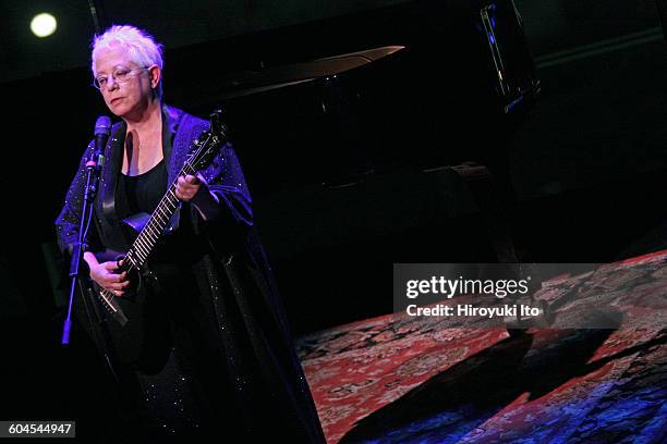 Janis Ian performing at the Appel Room as part of Lincoln Center's American Songbook on Friday night, February 5, 2016.