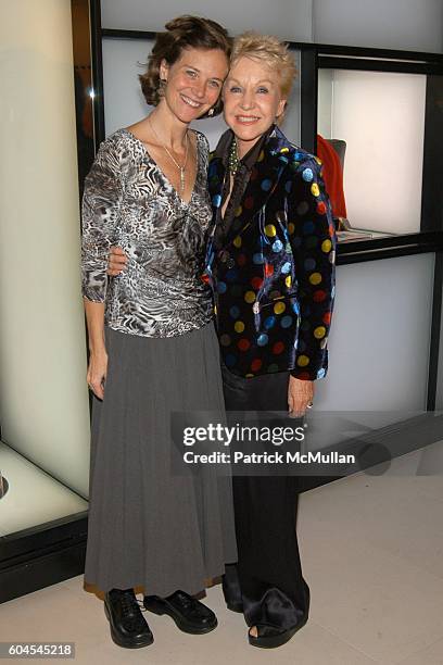 Jan Rothschild and Pat York attend LOUIS VUITTON presents OLAFUR ELIASSON at LOUIS VUITTON on Fifth Avenue on November 9, 2006 in New York City.