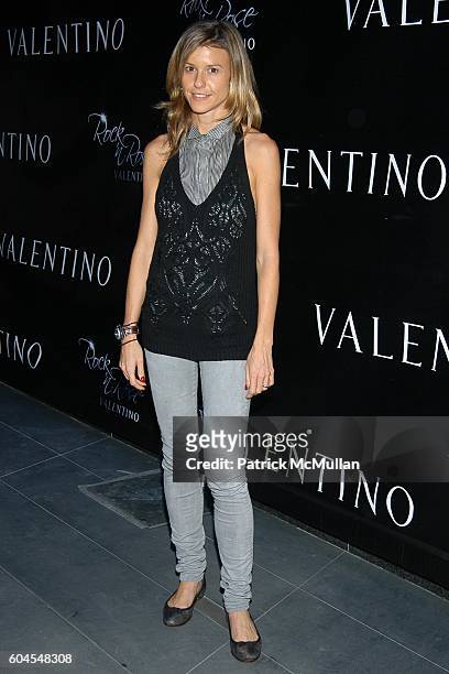 Eleanore Ylvisaker attends VALENTINO "ROCK 'N ROSE" Launch Party at 7 World Trade Center on November 16, 2006 in New York City.