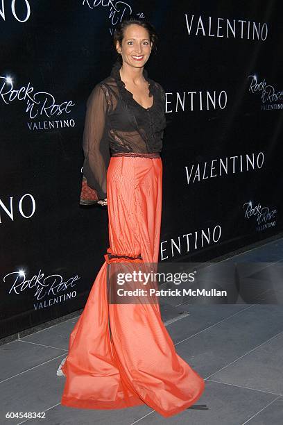 Emma Snowdon-Jones attends VALENTINO "ROCK 'N ROSE" Launch Party at 7 World Trade Center on November 16, 2006 in New York City.