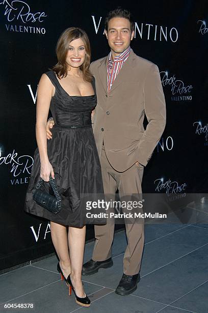 Kimberly Guilfoyle and Eric Villency attend VALENTINO "ROCK 'N ROSE" Launch Party at 7 World Trade Center on November 16, 2006 in New York City.