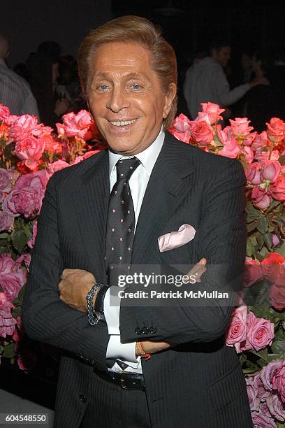 Valentino attends VALENTINO "ROCK 'N ROSE" Launch Party at 7 World Trade Center on November 16, 2006 in New York City.
