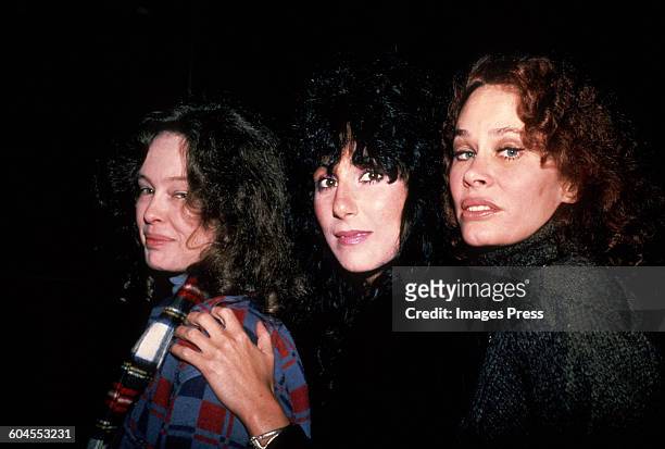 Cher, Karen Black and Sandy Dennis circa 1981 in New York City.