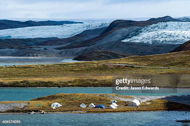 russell glacier, greenland ice sheet, qeqqata municipality, kangerlussuaq, greenland. - kangerlussuaq stock pictures, royalty-free photos & images