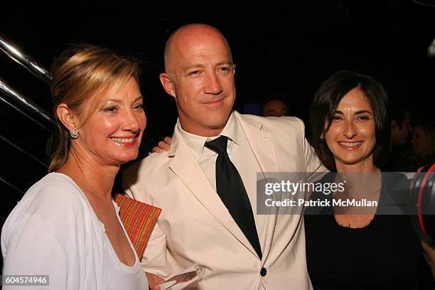 Elizabeth Gabler, Bryan Lourd and Carla Hacken attend The Devil Wears Prada Premiere Afterparty at 230 5th on June 19, 2006 in New York City.